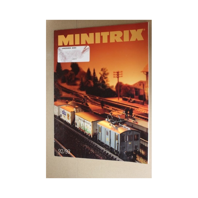 Minitrix catalogus 1992/1993