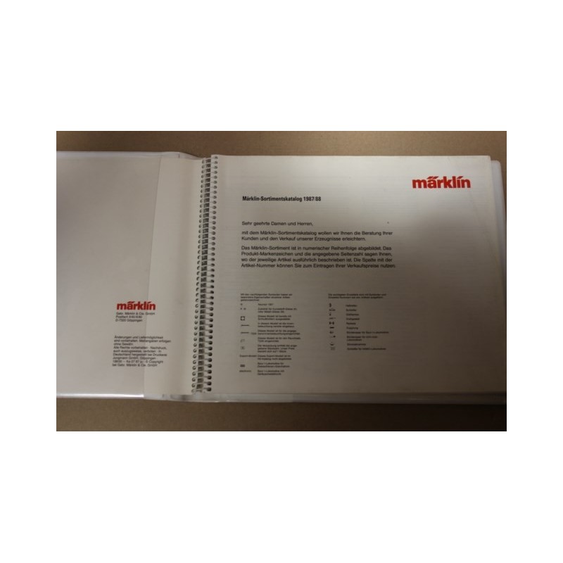 Marklin winkelcatalogus 1987/1988