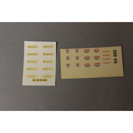 JV 0949 Marklin stickers