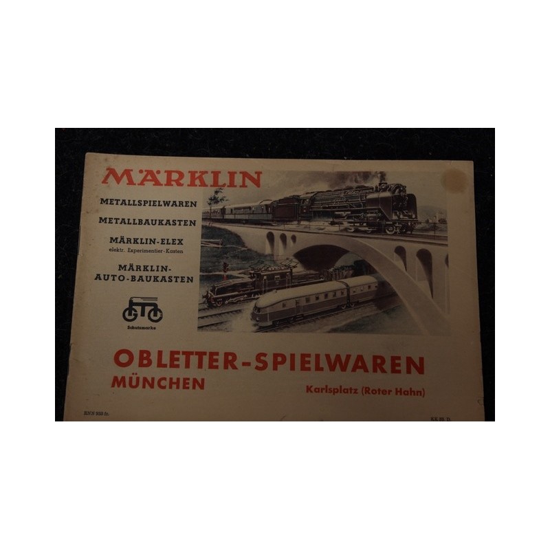 Marklin catalogus 1933