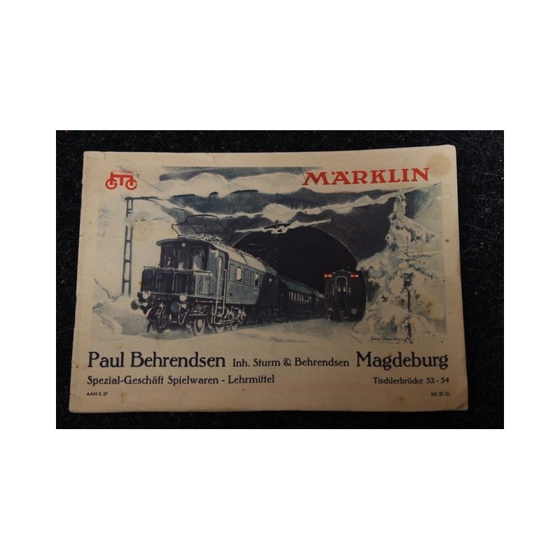 Marklin catalogus 1937