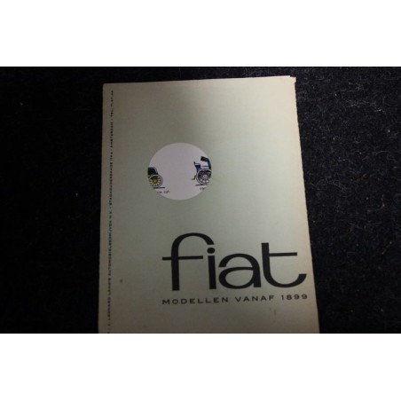 Folder Fiat vanaf 1899