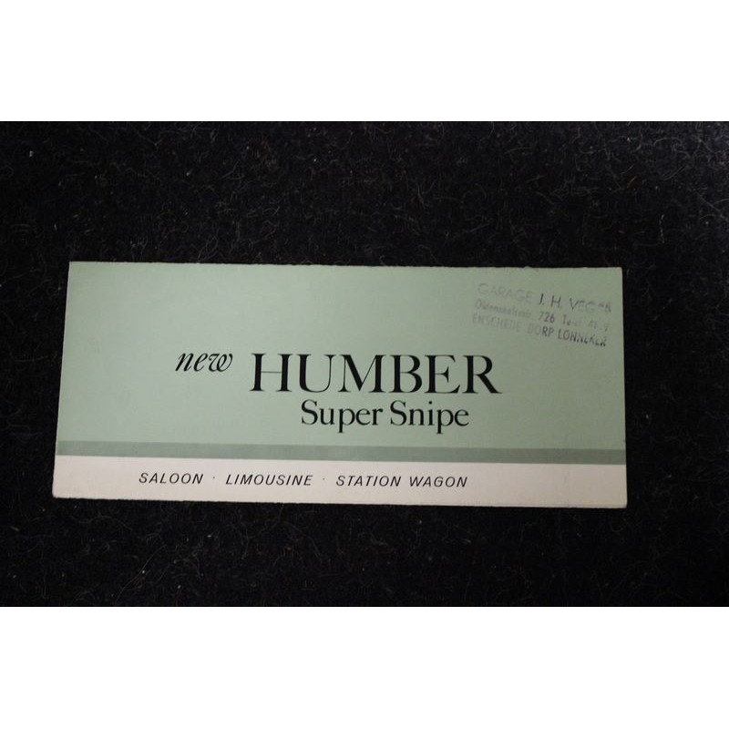 Folder Humber Super Snipe