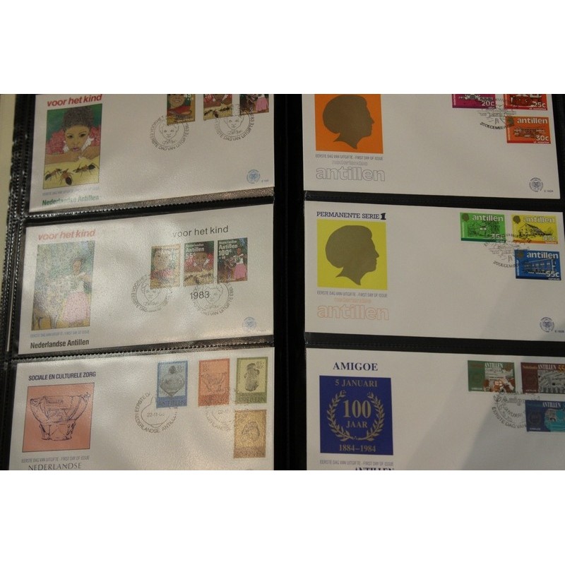 JV1691 Albums Nederlandse Antillen FDC