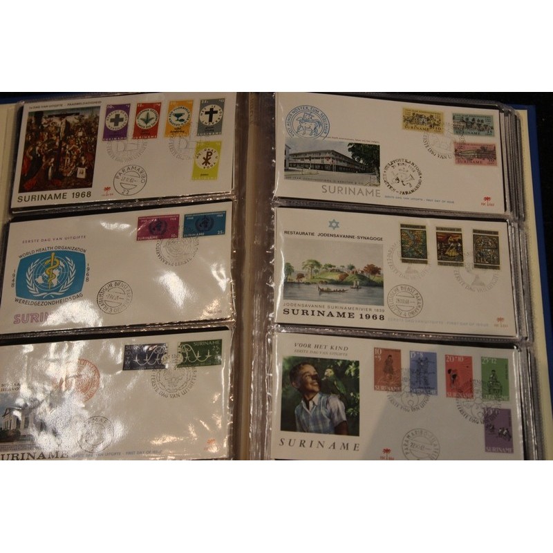 JV1704 Album Suriname FDC