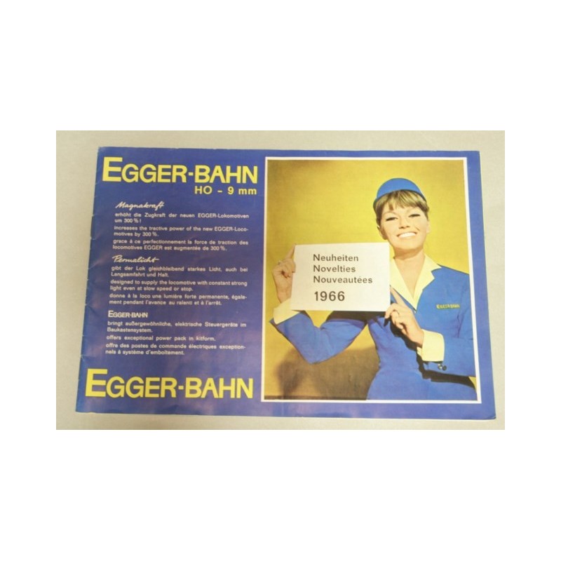 Egger-bahn noviteitenfolder 1966