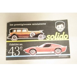 Solido catalogus 1981