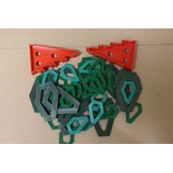 JV 0700 Scalextric half recht GEBRUIKT