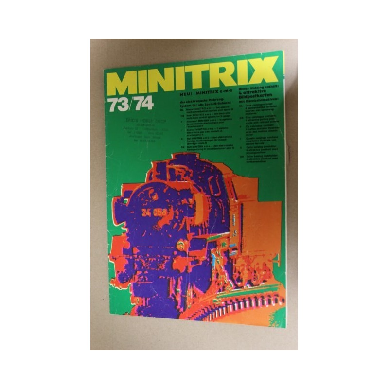 Minitrix catalogus 1973/1974