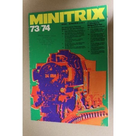 Minitrix catalogus 1973/1974